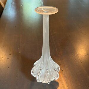 🌷Lalique Marie-Claude Crystal Soliflore Vase – Signed - Vintage France